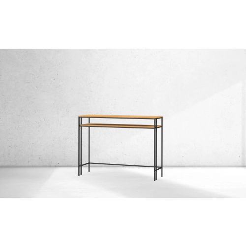 KONSOLA - REGAŁA Z DREWNA LITEGO DĄB OLCHA JESION SKD-375